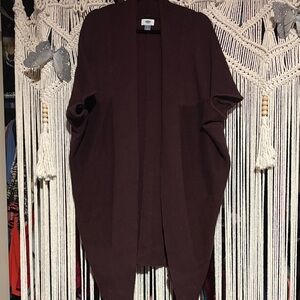 Old Navy Women's Maroon Cardigan